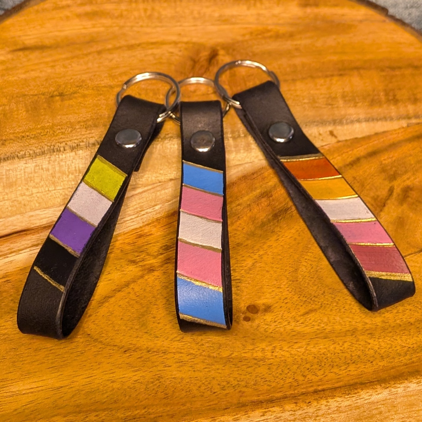 Pride Flag Keychain